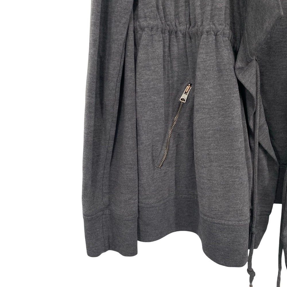 All Saints Gina Drape Jersey Drawstring Jacket - Picture 6 of 9
